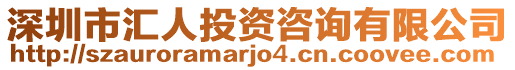 深圳市匯人投資咨詢有限公司