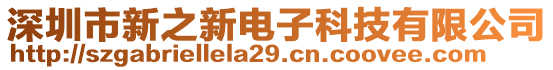 深圳市新之新电子科技有限公司