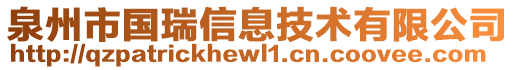 泉州市國(guó)瑞信息技術(shù)有限公司