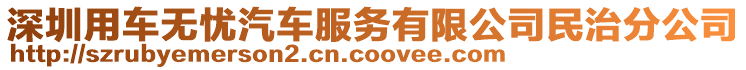 深圳用車無憂汽車服務有限公司民治分公司