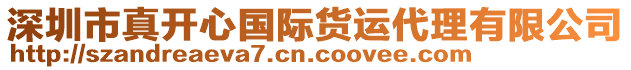 深圳市真開(kāi)心國(guó)際貨運(yùn)代理有限公司