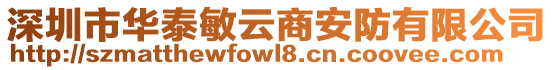 深圳市华泰敏云商安防有限公司