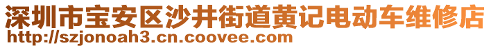 深圳市寶安區(qū)沙井街道黃記電動(dòng)車(chē)維修店