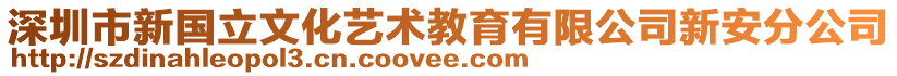 深圳市新國(guó)立文化藝術(shù)教育有限公司新安分公司