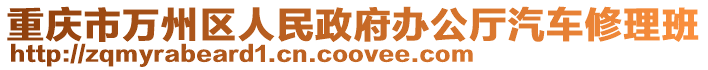 重慶市萬州區(qū)人民政府辦公廳汽車修理班