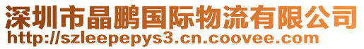 深圳市晶鹏国际物流有限公司