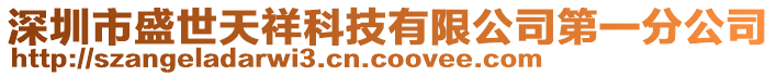 深圳市盛世天祥科技有限公司第一分公司