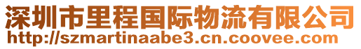 深圳市里程国际物流有限公司