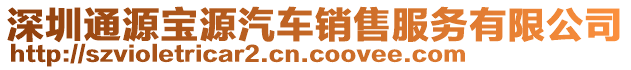 深圳通源寶源汽車銷售服務(wù)有限公司