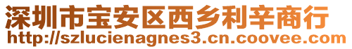 深圳市寶安區(qū)西鄉(xiāng)利辛商行