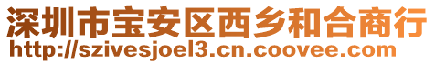 深圳市寶安區(qū)西鄉(xiāng)和合商行