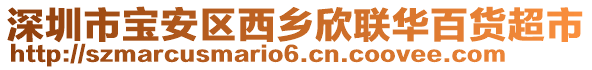 深圳市寶安區(qū)西鄉(xiāng)欣聯(lián)華百貨超市