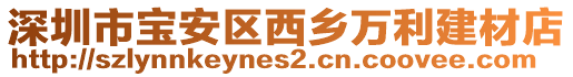 深圳市寶安區(qū)西鄉(xiāng)萬(wàn)利建材店