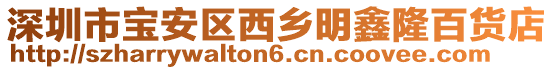深圳市寶安區西鄉明鑫隆百貨店