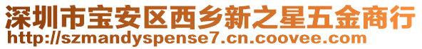 深圳市寶安區(qū)西鄉(xiāng)新之星五金商行