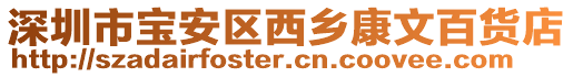 深圳市寶安區西鄉康文百貨店