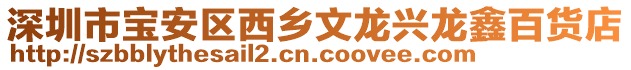 深圳市寶安區西鄉文龍興龍鑫百貨店