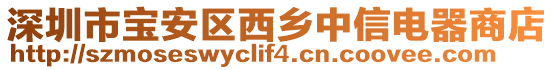 深圳市寶安區西鄉中信電器商店