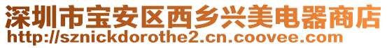深圳市寶安區西鄉興美電器商店