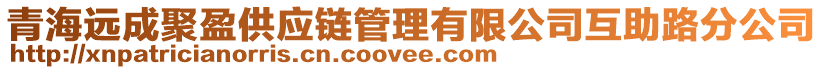 青海遠成聚盈供應鏈管理有限公司互助路分公司