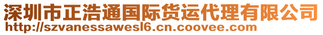 深圳市正浩通国际货运代理有限公司