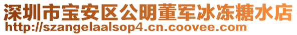 深圳市寶安區(qū)公明董軍冰凍糖水店