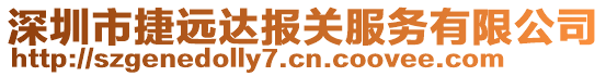 深圳市捷遠達報關服務有限公司