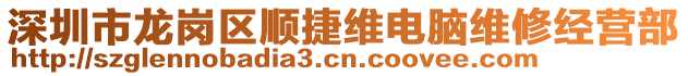 深圳市龍崗區(qū)順捷維電腦維修經(jīng)營部