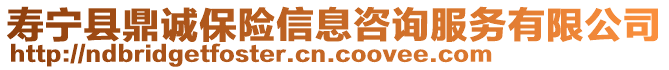 壽寧縣鼎誠保險信息咨詢服務(wù)有限公司