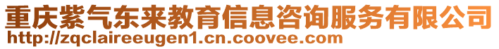 重慶紫氣東來教育信息咨詢服務(wù)有限公司