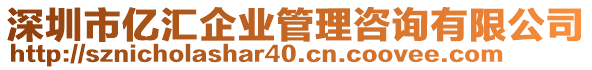 深圳市億匯企業(yè)管理咨詢有限公司