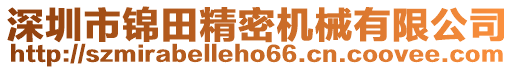 深圳市錦田精密機(jī)械有限公司