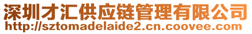 深圳才匯供應(yīng)鏈管理有限公司