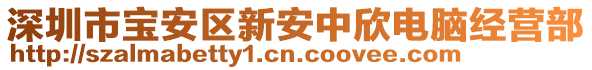 深圳市寶安區(qū)新安中欣電腦經(jīng)營部