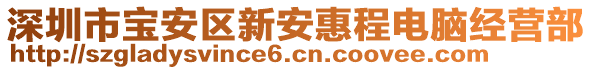 深圳市寶安區(qū)新安惠程電腦經(jīng)營(yíng)部