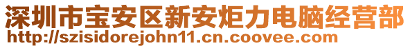 深圳市寶安區(qū)新安炬力電腦經(jīng)營(yíng)部