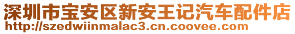 深圳市寶安區(qū)新安王記汽車配件店