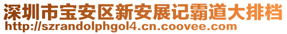 深圳市寶安區(qū)新安展記霸道大排檔