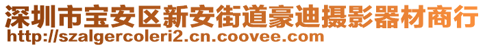 深圳市寶安區(qū)新安街道豪迪攝影器材商行