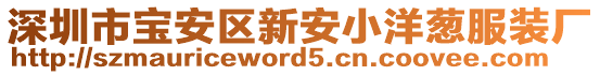 深圳市寶安區(qū)新安小洋蔥服裝廠