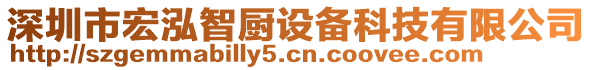 深圳市宏泓智廚設(shè)備科技有限公司