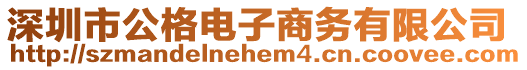 深圳市公格電子商務(wù)有限公司