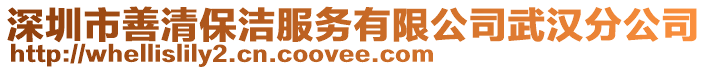 深圳市善清保潔服務有限公司武漢分公司