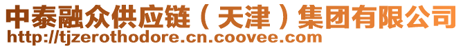 中泰融眾供應(yīng)鏈（天津）集團(tuán)有限公司