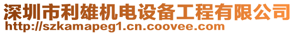 深圳市利雄機(jī)電設(shè)備工程有限公司