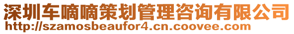 深圳車(chē)嘀嘀策劃管理咨詢有限公司