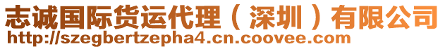 志誠(chéng)國(guó)際貨運(yùn)代理（深圳）有限公司