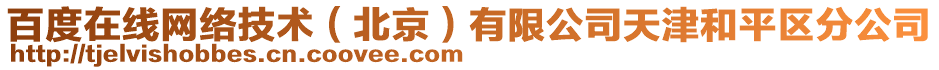 百度在線網(wǎng)絡(luò)技術(shù)（北京）有限公司天津和平區(qū)分公司