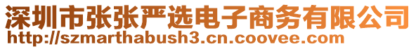 深圳市张张严选电子商务有限公司