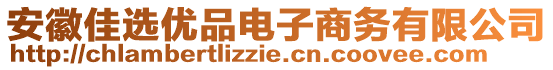 安徽佳選優(yōu)品電子商務(wù)有限公司